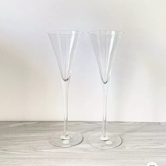 Martini & Rossi Asti Millennium Champagne Flutes Set of 2. - Picture 2 of 5